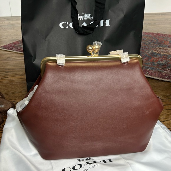 Coach Kisslock Oversized Frame Bag - Picture 10 of 15